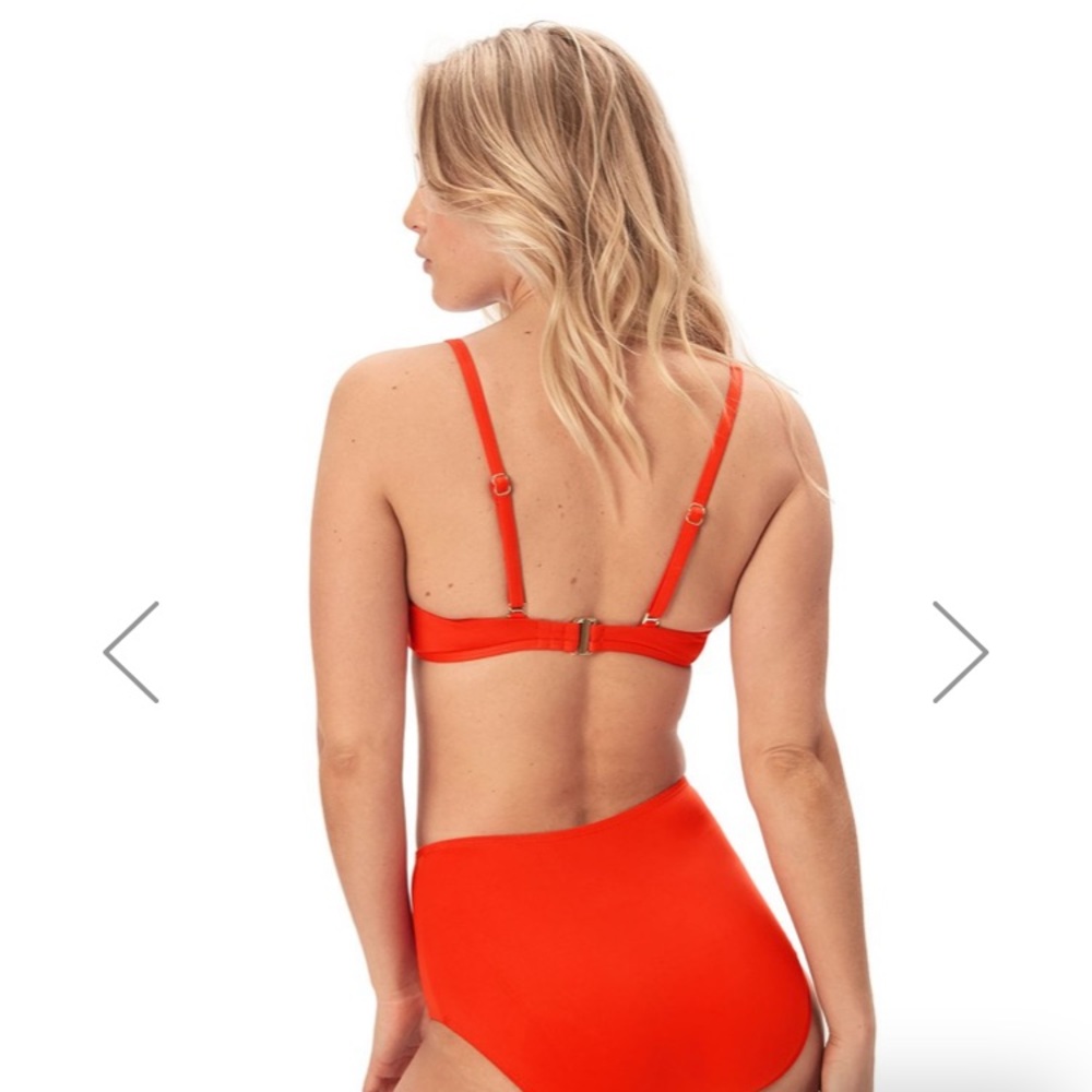 Andie Swim Poppy Valencia Bikini Swim Top XXXL - Picture 2 of 3